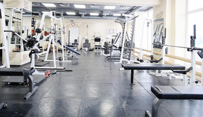 Gym tile cleaning service