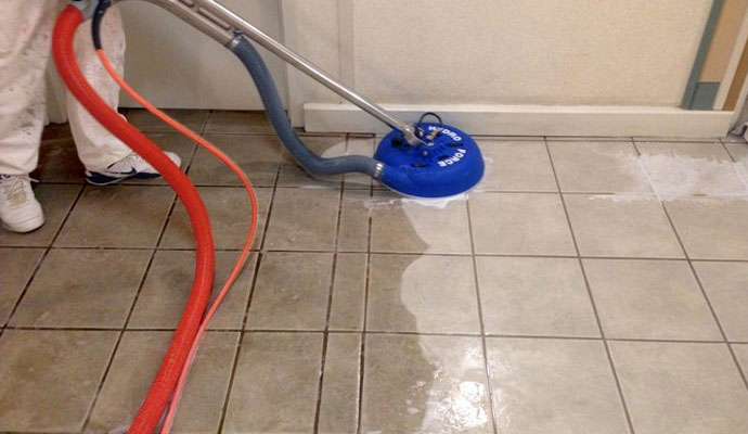 Tile and grout deep cleaning